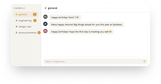 Spotless Chat Interface